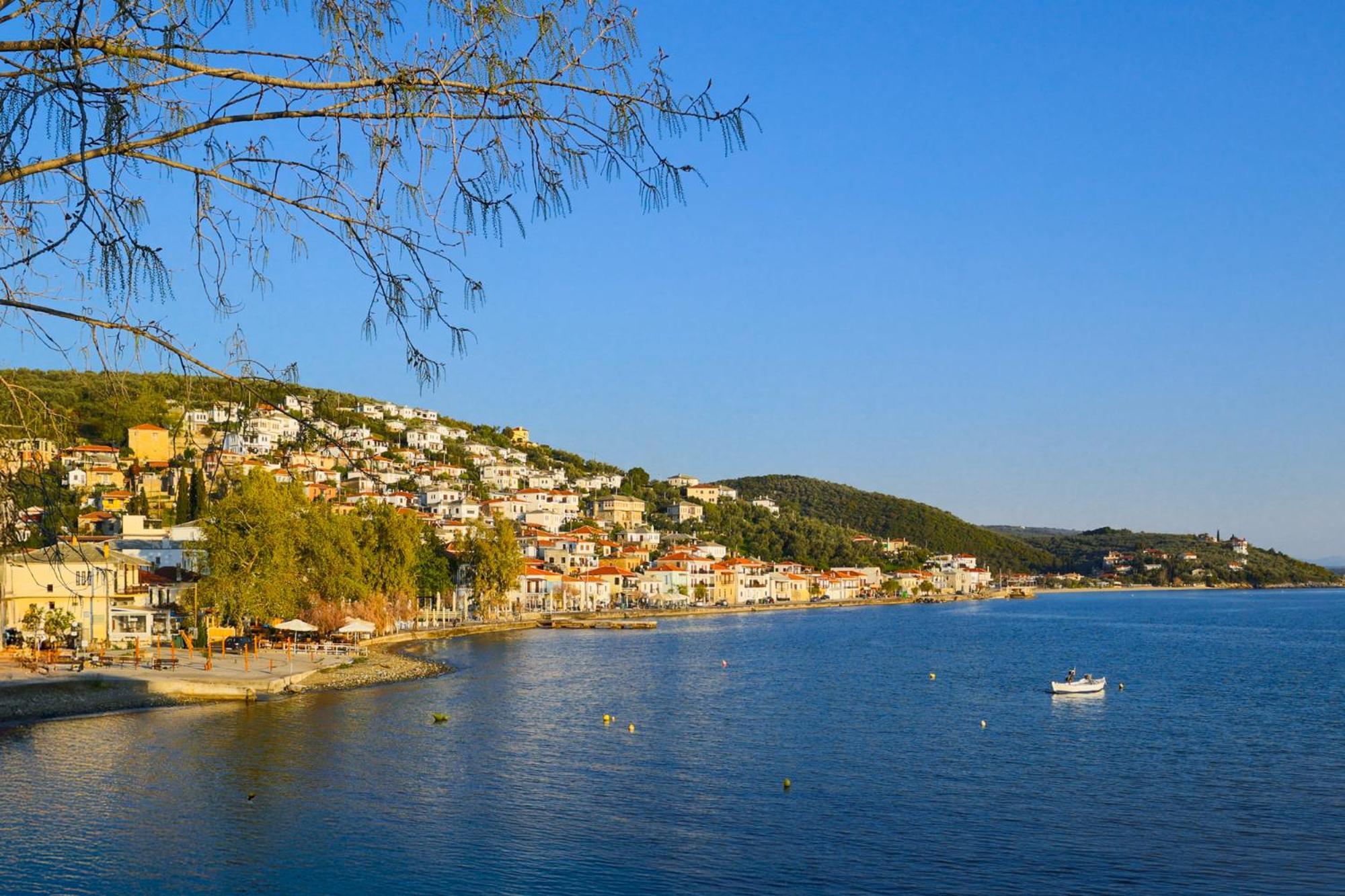 Вилла ¨Με Θέα Το Ηλιοβασίλεμα¨ Афиссос Экстерьер фото